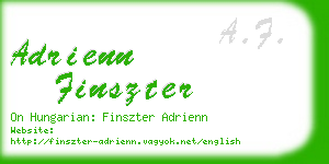 adrienn finszter business card